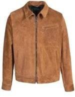 Brown Biker Jacket Suede