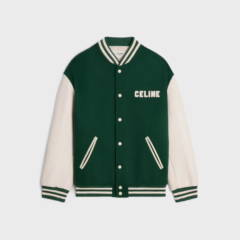 CELINE Varsity jacket Green