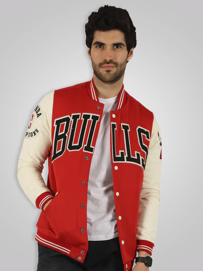 Chicago Bulls Varsity Letterman Jacket for man