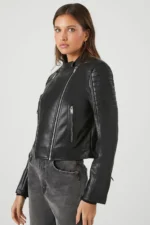 Forever 21 Faux Leather Biker Jacket