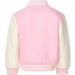 Girls Pink Varsity Jacket