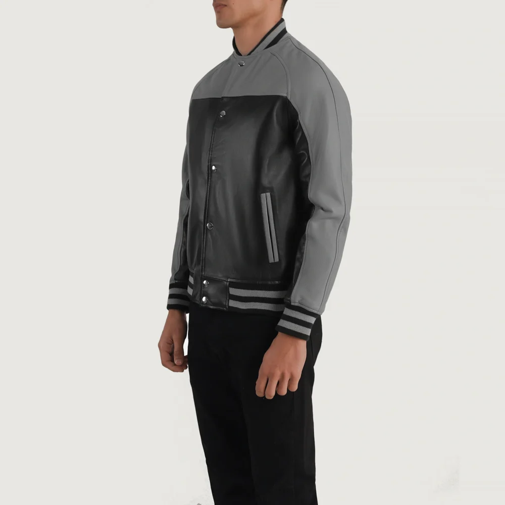 Leather Mens Varsity Jacket