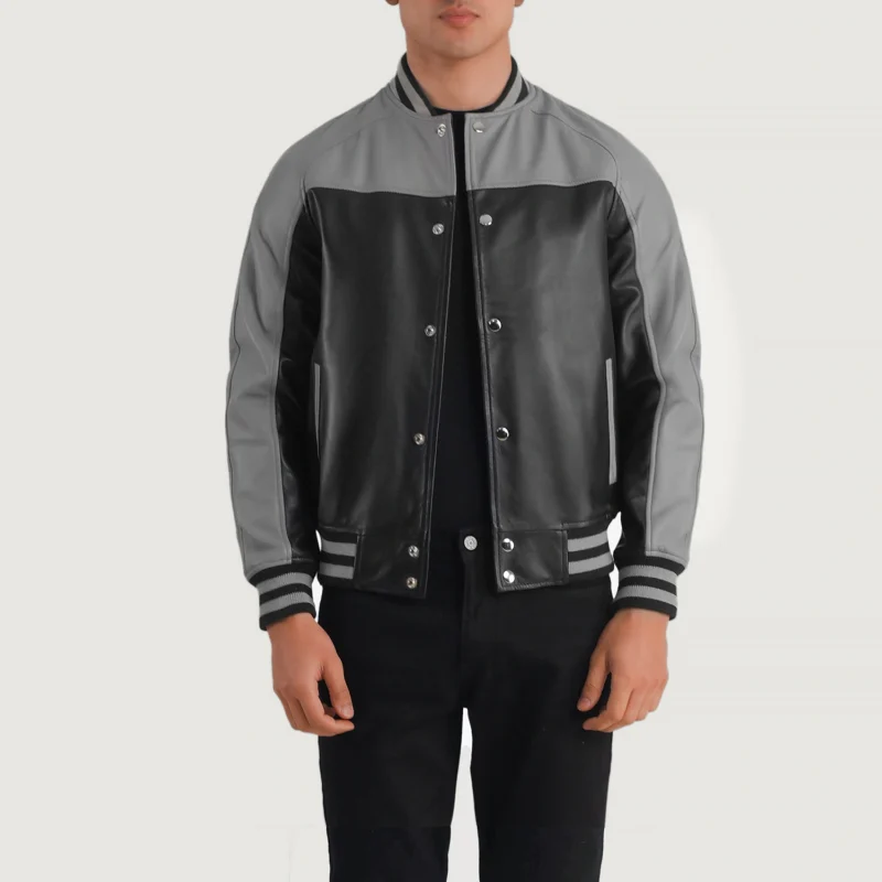 Leather Mens Varsity Jacket
