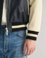 Leather Varsity Jacket