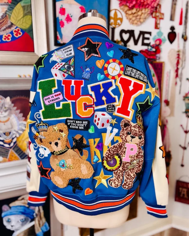 Lucky Daye Candy Drip Jacket Varsity Jacket