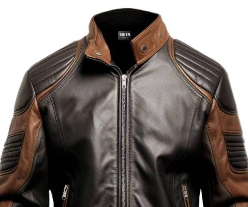 Men Black Leather Jacket