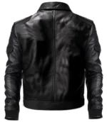 Michael Tom Classic Black Leather Jacket