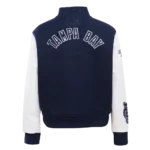 Navy Blue Varsity Jacket Women's