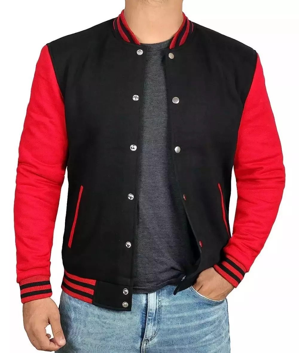 Red And Black Varsity Jacket