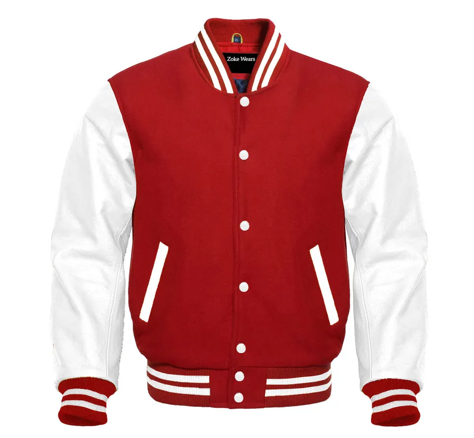 Red And White Varsity Jacket