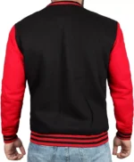 Red Letterman Jacket Mens