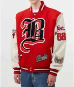 Red White Letterman Jacket