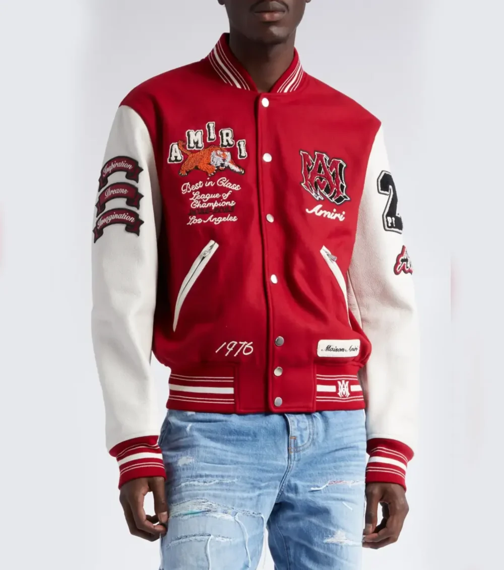 Red White Varsity Jacket