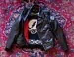 Schott Leather Biker Jacket Mens