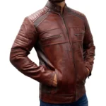 Soul revolver cafe Racer Leather Jacket