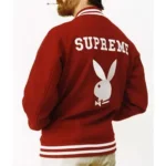 Supreme Playboy Wool Varsity Jacket