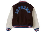 Supreme Tiger Varsity Jacket Brown