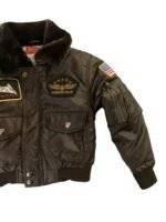 Top Gun Green Bomber Aviator Flight Jacket