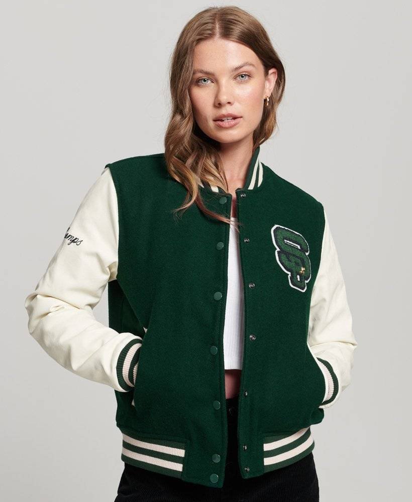 Varsity Bomber Jacket Women's