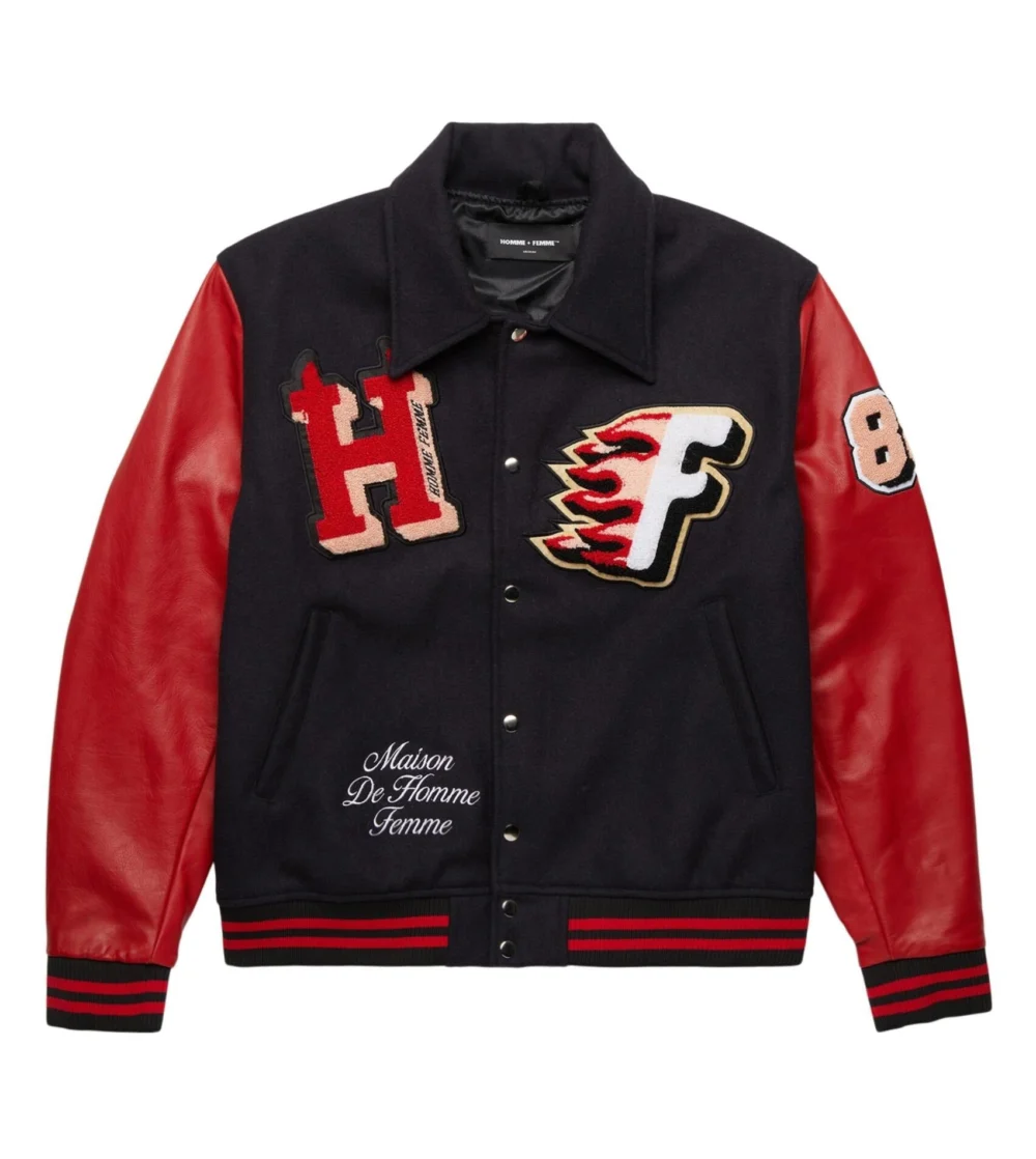 Varsity Jacket Red And Black