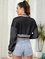 Varsity Jacket Women's Cropped