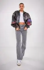 Varsity Jacket Women's Oversized