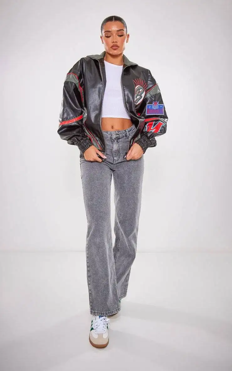 Varsity Jacket Women's Oversized