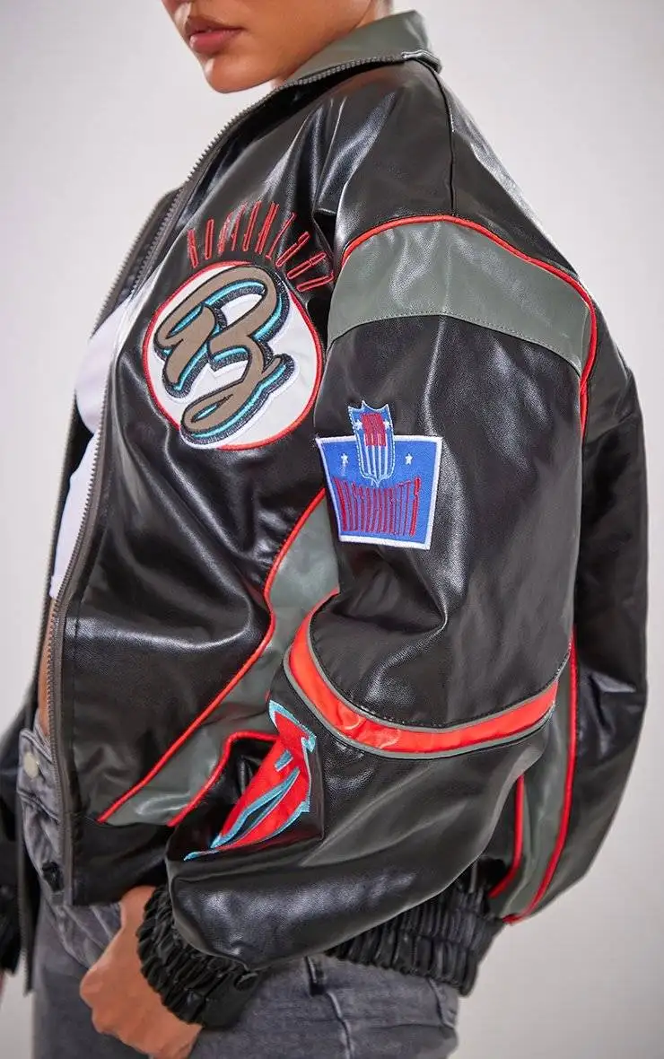 Varsity Jacket Women's Oversized