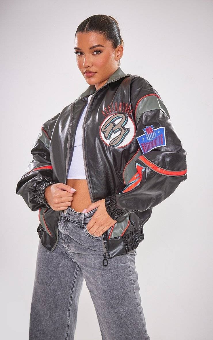 Varsity Jacket Women's Oversized