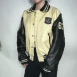 Vintage Leather Varsity Jacket