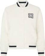 White Varsity Jacket Women's