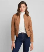 Womens Suede Brown Jacket