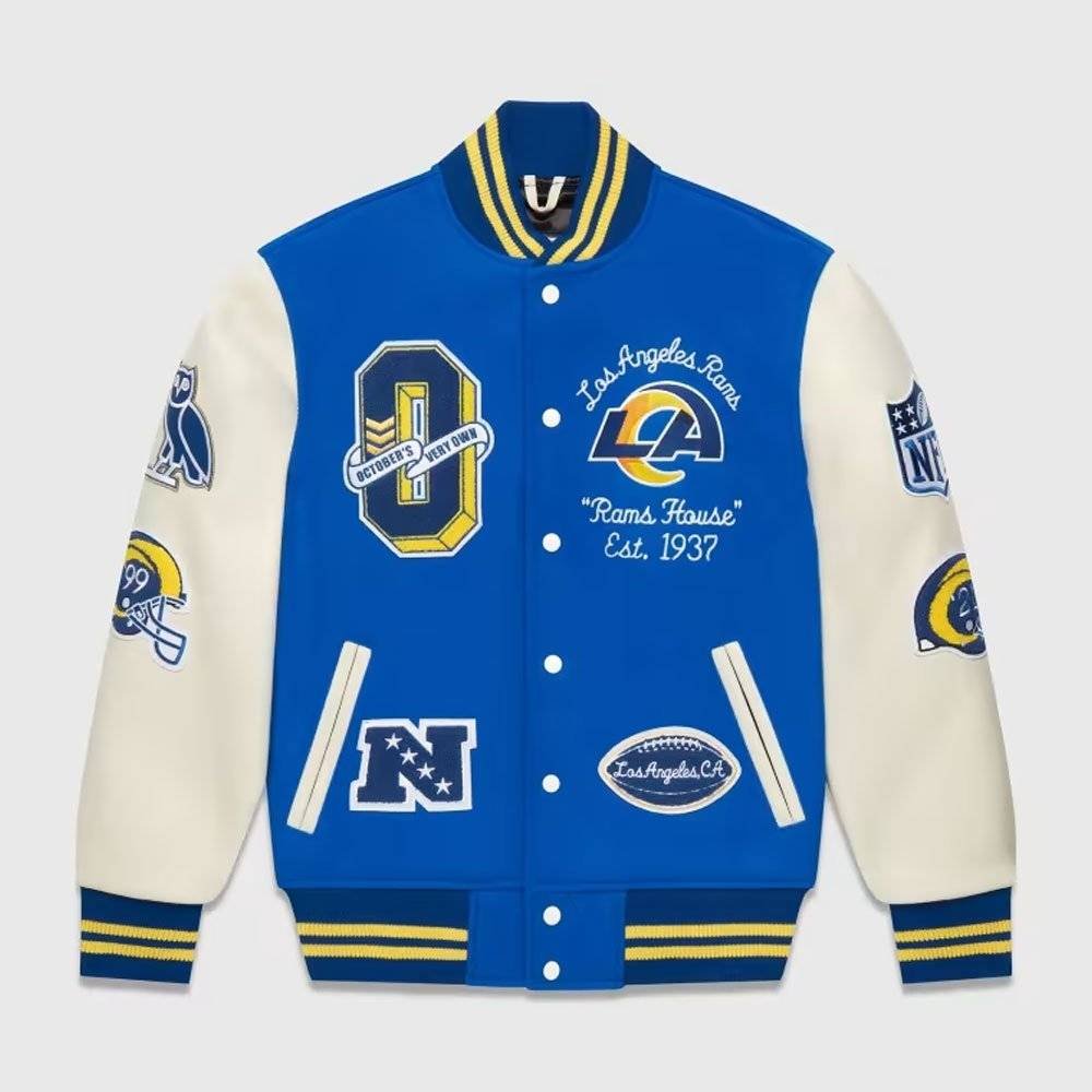 los angeles rams varsity jacket