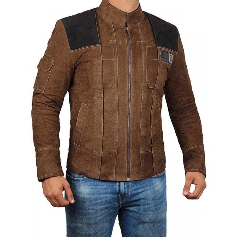 A Star Wars Leather Jacket Front View