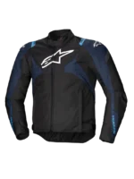 Alphinestar Durable waterproof motorcycle jacket front view showcasing its sleek design and weather-resistant features.