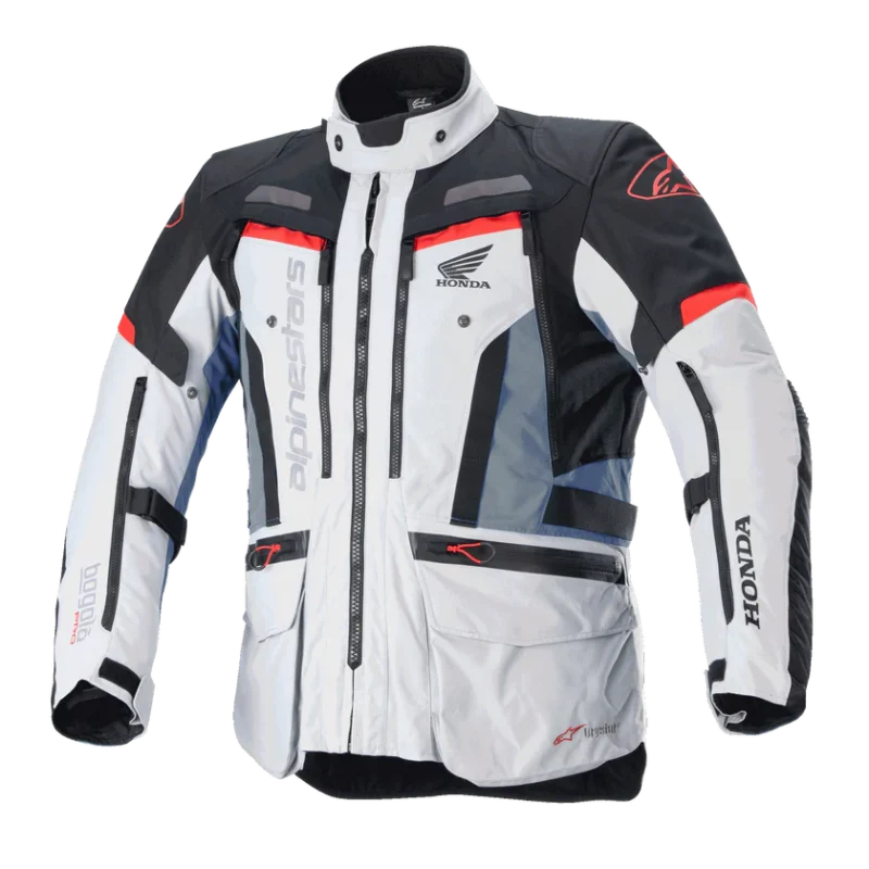 Front view of Alpinestars Honda Pro waterproof riding jacket