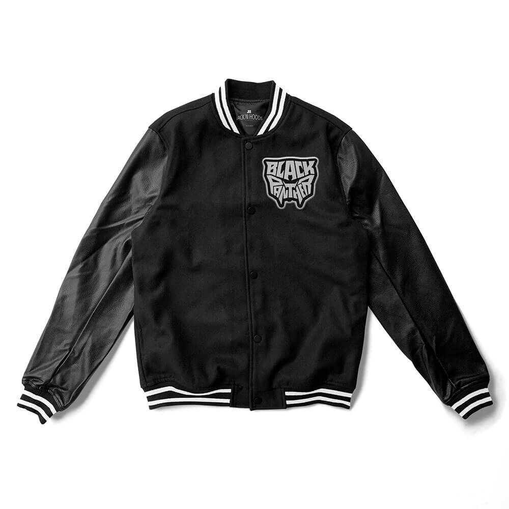 Black Panther Varsity Jacket Front