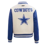 Dallas Cowboys Women's Varsity Jacket Back