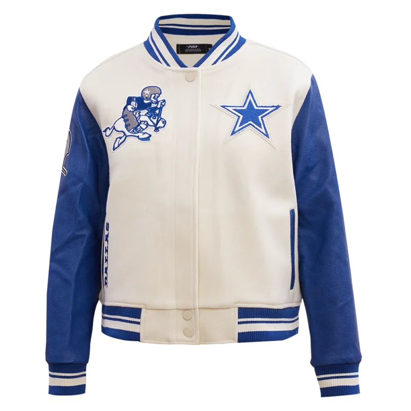 Dallas Cowboys Women's Varsity Jacket Front
