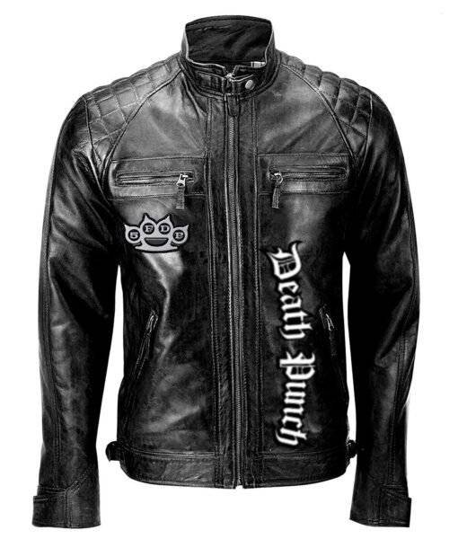 Five Finger Death Punch black jacket front view