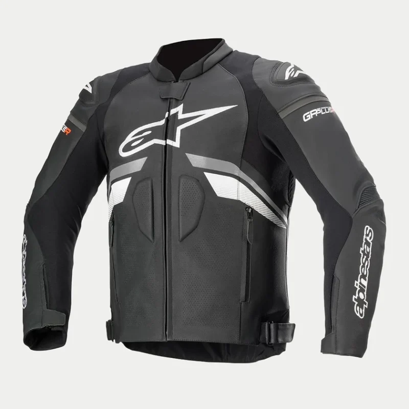 Front view of GP Plus R V3 Airflow biker jacket