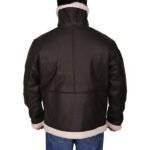 Rocky IV Sylvester Stallone Leather Jacket - Back view