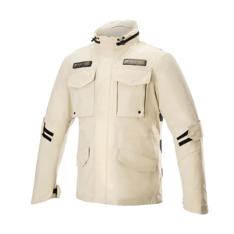 Front view of MO.ST.EQ Field waterproof Primaloft jacket