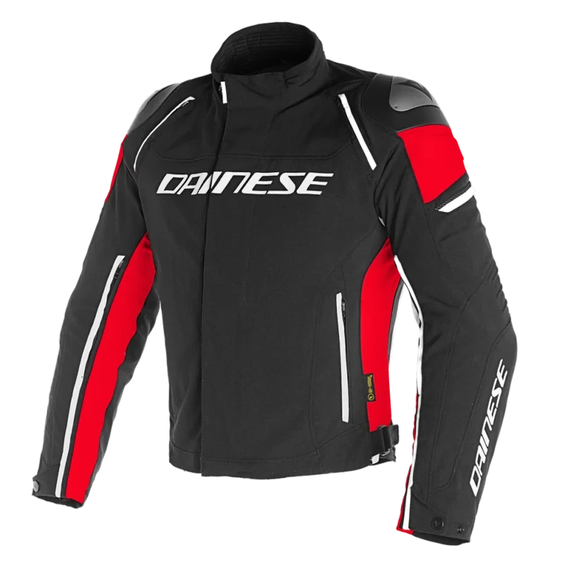 Front view of Racing 3 D-Dry jacket on display