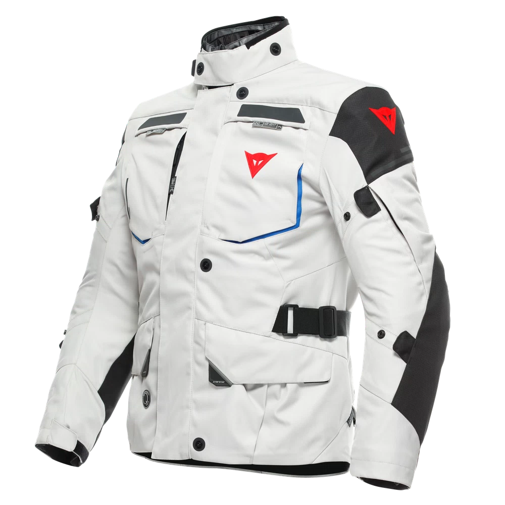 Front view of Splugen 3L D-Dry jacket on display