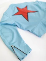 Aleali May Collaboration Ice Blue Star Manx jacket