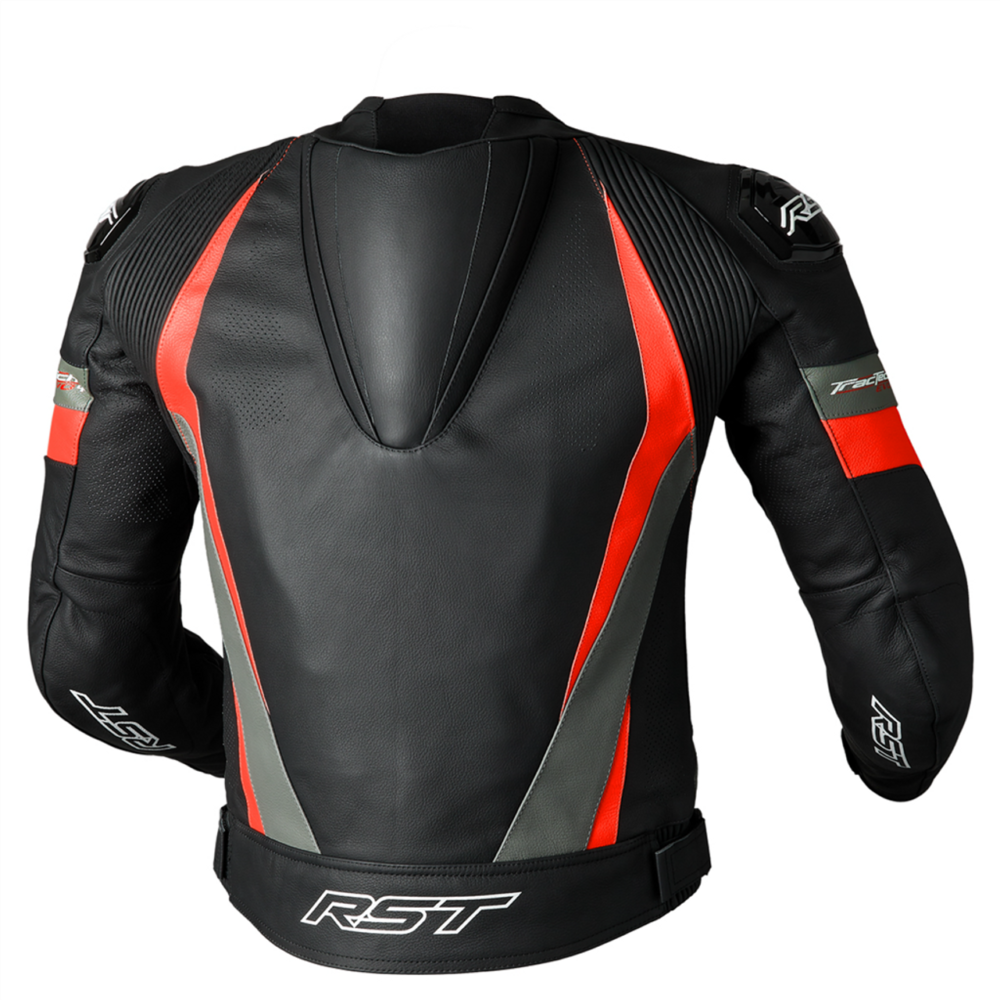 CE Approved RST Men's Leather Jacket for Motorcycle Riding