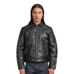 Eddy Rider Leather Jacket Black