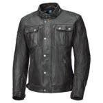 Front view of Genuine Black Leather Biker Jacket