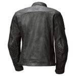 Back view of Classic Black Leather Jacket